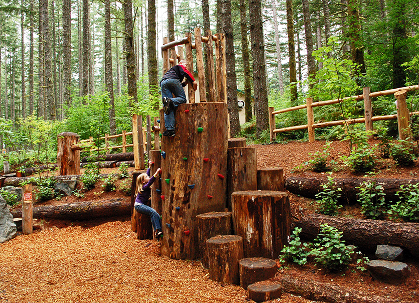 Silver Falls State Park: North Canyon Nature Play Area - Learning