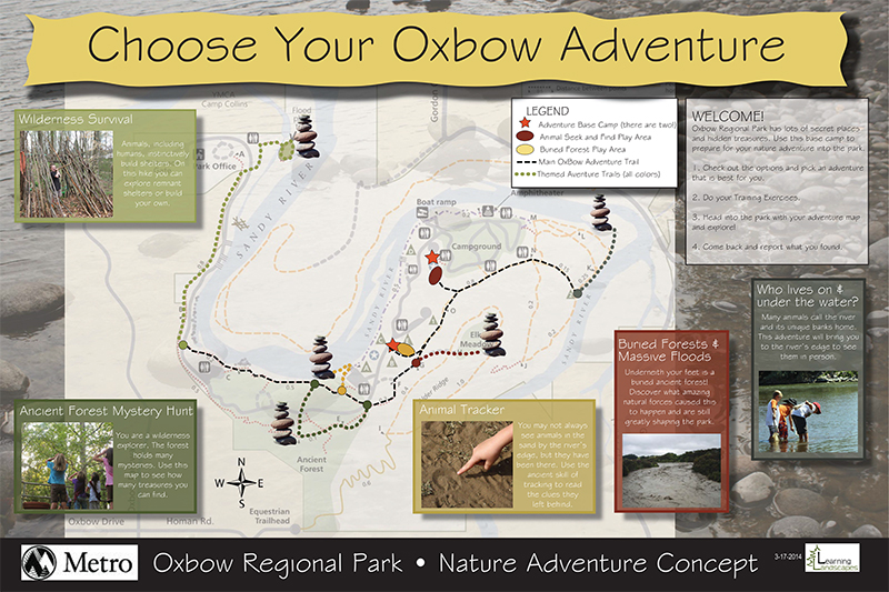 Oxbow Regional Park Map Playgrounds Go Wild At Metro! - Learning Landscapes Design