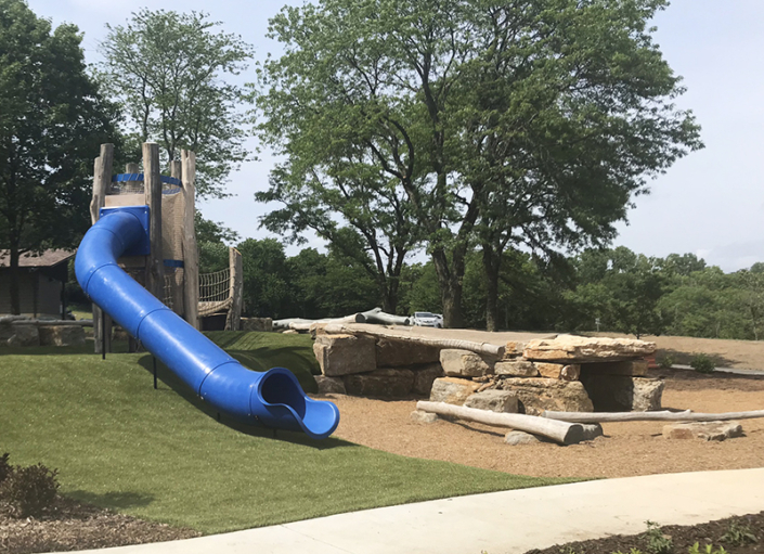 Lake_Olathe_Park_Leanring Landscapes Design_giant slide Learning