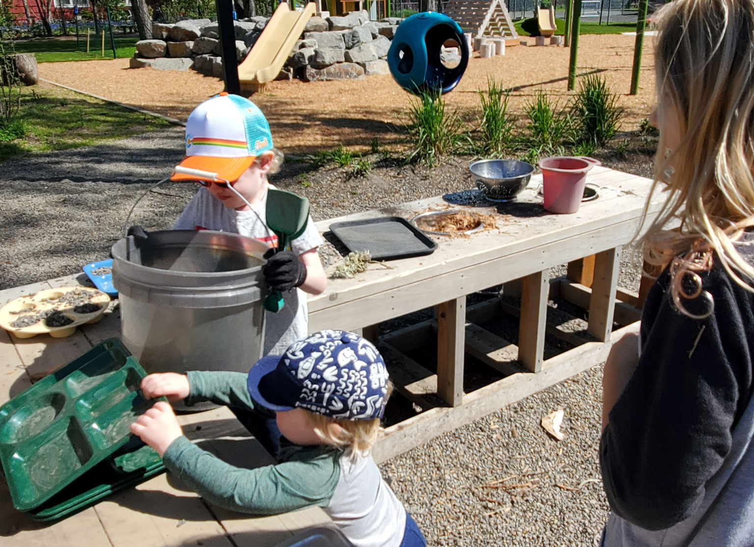 Sunstone Montessori Natural Playscape - Learning Landscapes Design